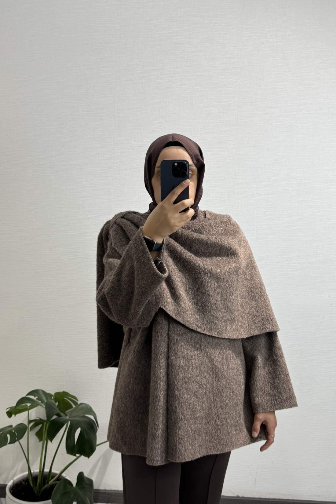 Şal Yaka Kahve Kaban