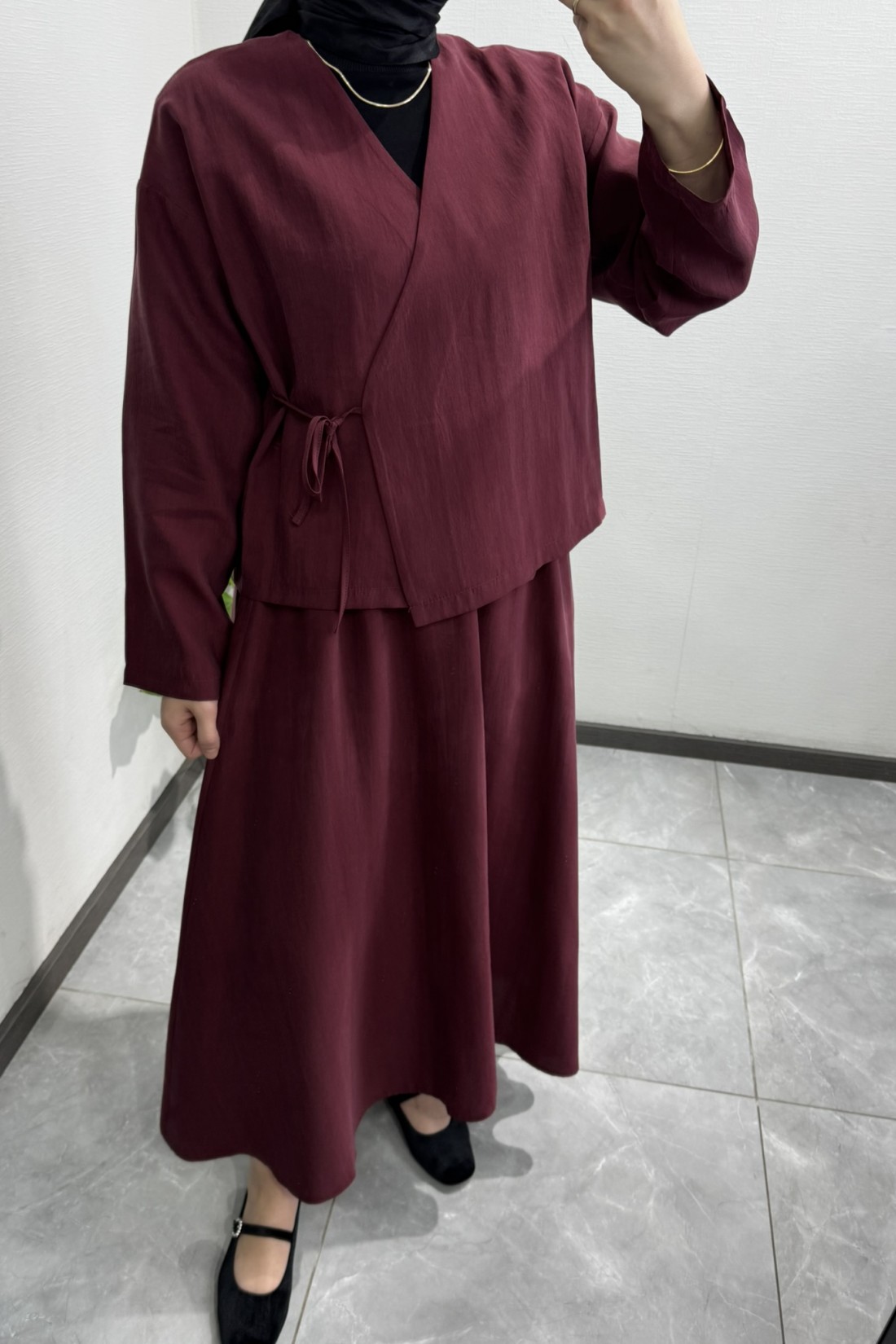 Tensel Etekli Takım BORDO