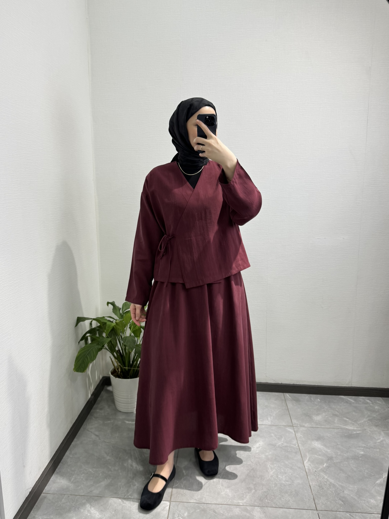 Tensel Etekli Takım BORDO