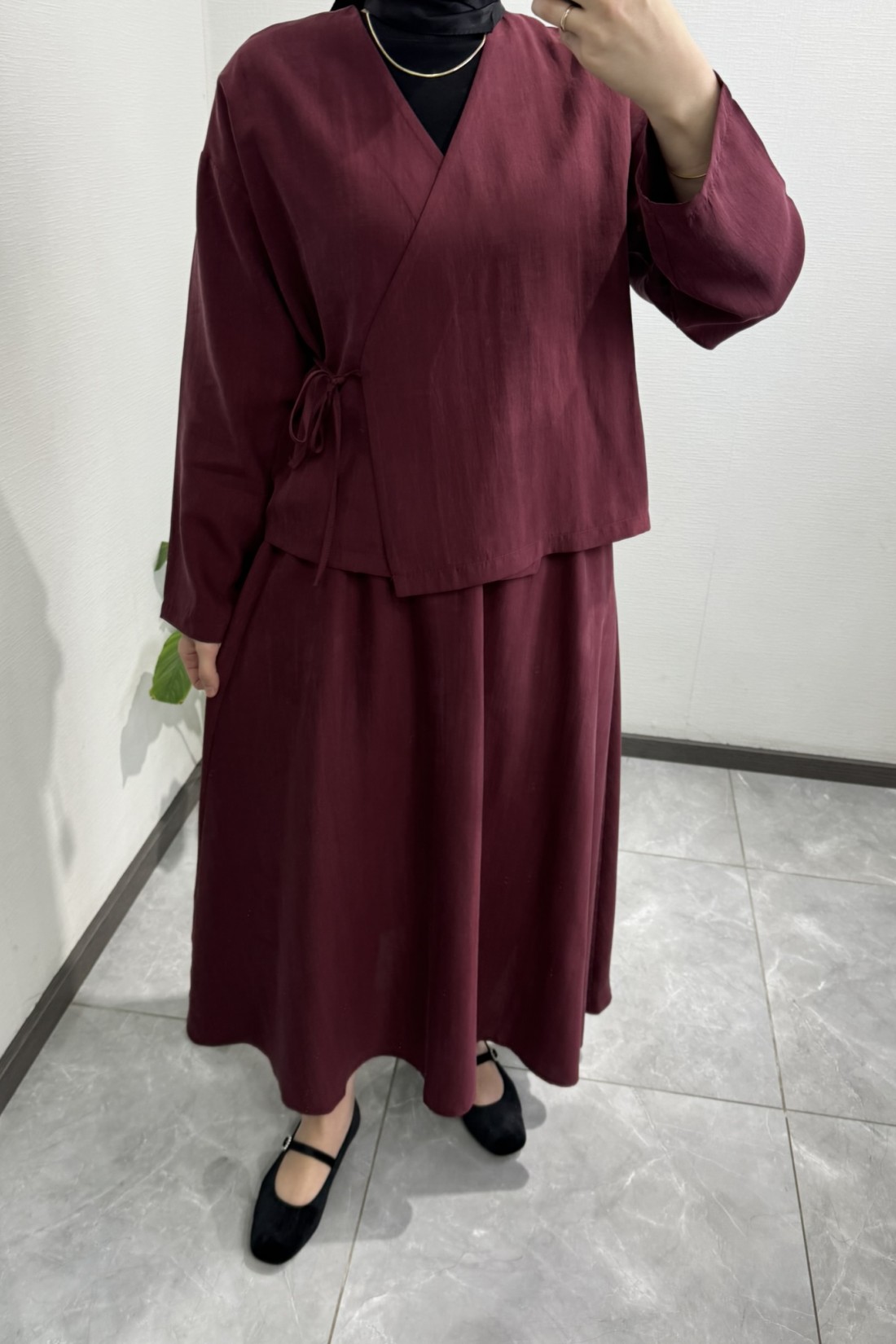 Tensel Etekli Takım BORDO