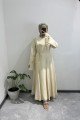 Parçalı Elbise Sarı