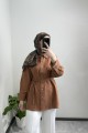 Dikiş Detaylı Gömlek Tarçın